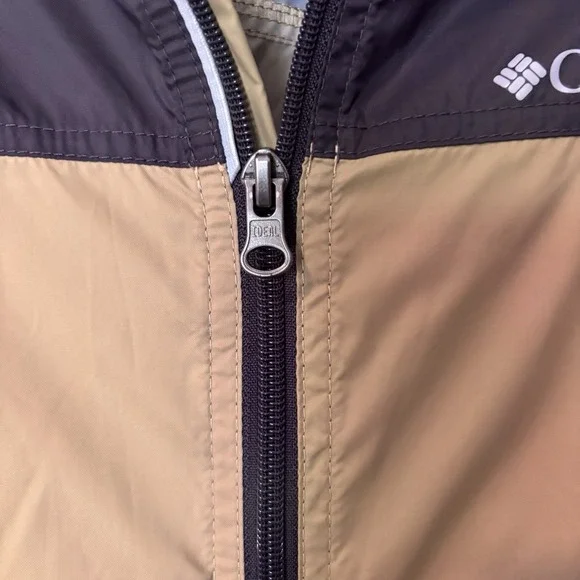 Columbia Youth Jacket Glennaker Windbreaker  Coat SZ XL Olive Green Gray - Picture 4 of 7